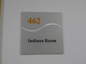 Sign for the Indiana Room